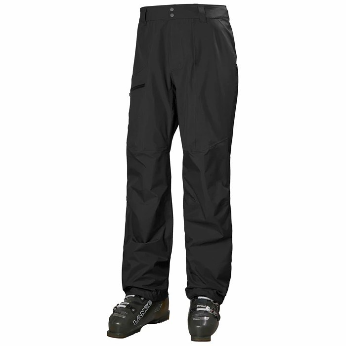 Men\'s Helly Hansen Verglas 3l Snow Pants Black | 972-LVZKDG