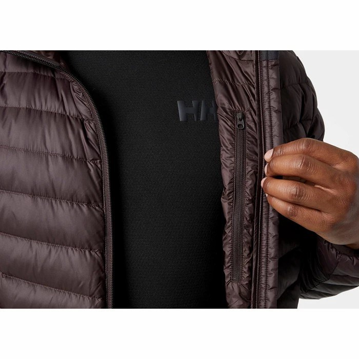 Men's Helly Hansen Verglas Hooded Puffer Jackets Grey | 069-DMEGJC