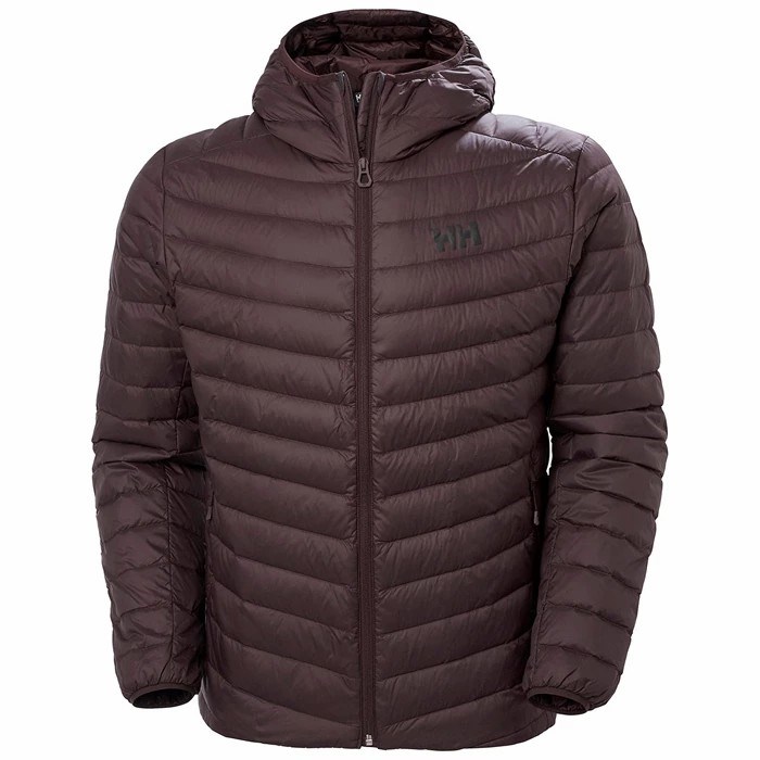 Men\'s Helly Hansen Verglas Hooded Puffer Jackets Grey | 069-DMEGJC