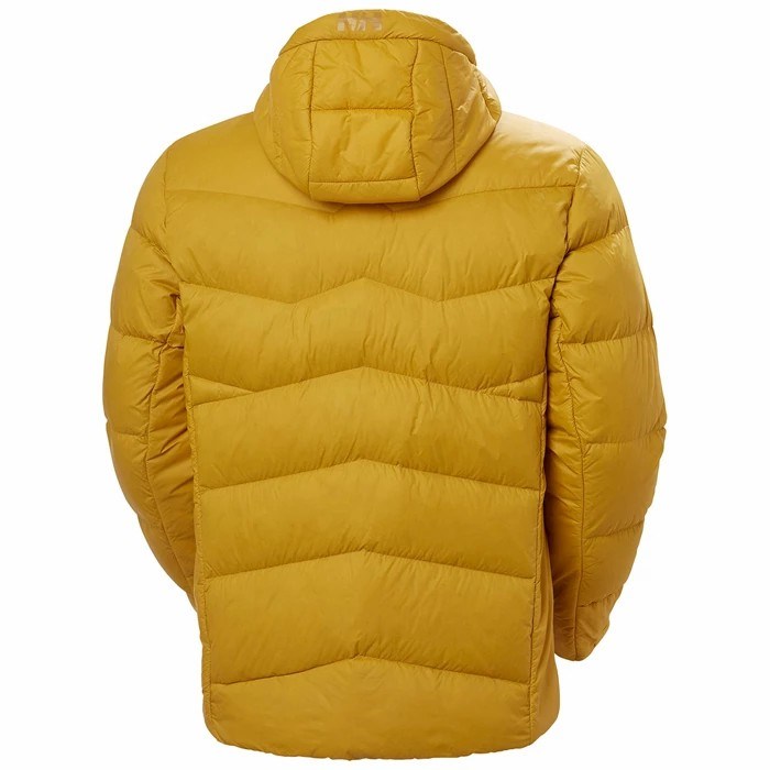 Men's Helly Hansen Verglas Icefall Puffer Jackets Brown | 692-ECMWOZ