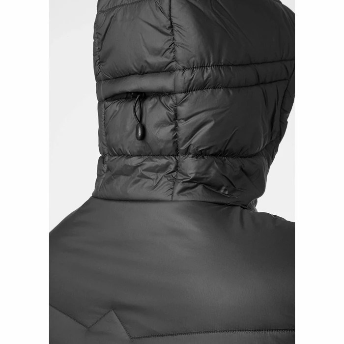 Men's Helly Hansen Verglas Icefall Puffer Jackets Black | 734-PMLTDR