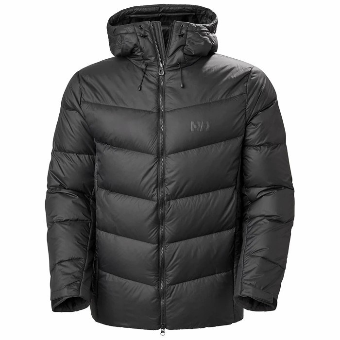 Men\'s Helly Hansen Verglas Icefall Puffer Jackets Black | 734-PMLTDR