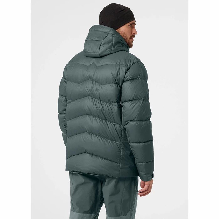 Men's Helly Hansen Verglas Icefall Puffer Jackets Grey | 892-SDZUQA