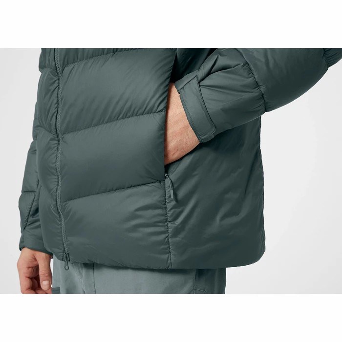 Men's Helly Hansen Verglas Icefall Puffer Jackets Grey | 892-SDZUQA