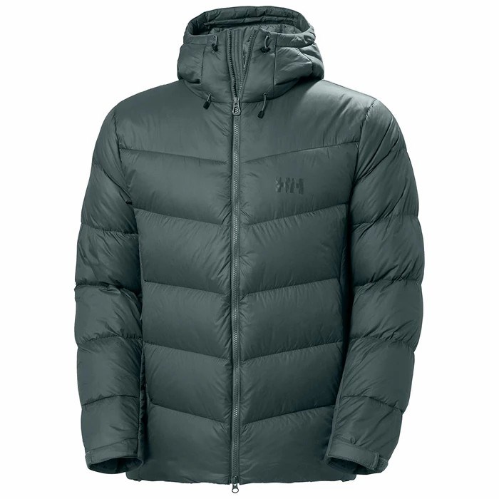 Men\'s Helly Hansen Verglas Icefall Puffer Jackets Grey | 892-SDZUQA