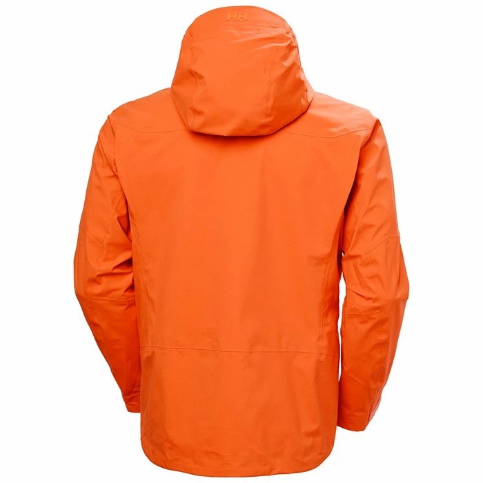 Men's Helly Hansen Verglas Infinity Outdoor Jackets Orange | 285-QSTIAM