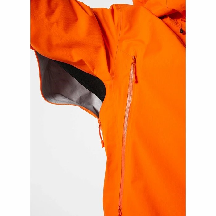 Men's Helly Hansen Verglas Infinity Outdoor Jackets Orange | 285-QSTIAM