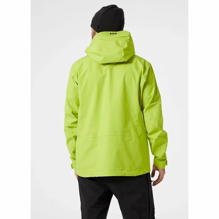 Men's Helly Hansen Verglas Infinity Outdoor Jackets Light Green | 506-EUSGWH