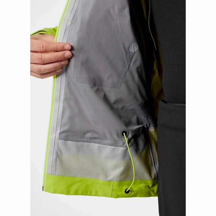 Men's Helly Hansen Verglas Infinity Outdoor Jackets Light Green | 506-EUSGWH