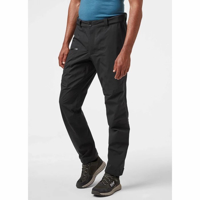 Men's Helly Hansen Verglas Infinity Shell Pants Black | 539-GWREZT