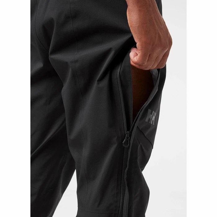 Men's Helly Hansen Verglas Infinity Shell Pants Black | 539-GWREZT