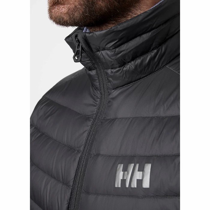 Men's Helly Hansen Verglas Midlayer Jackets Black | 791-YSNQDK