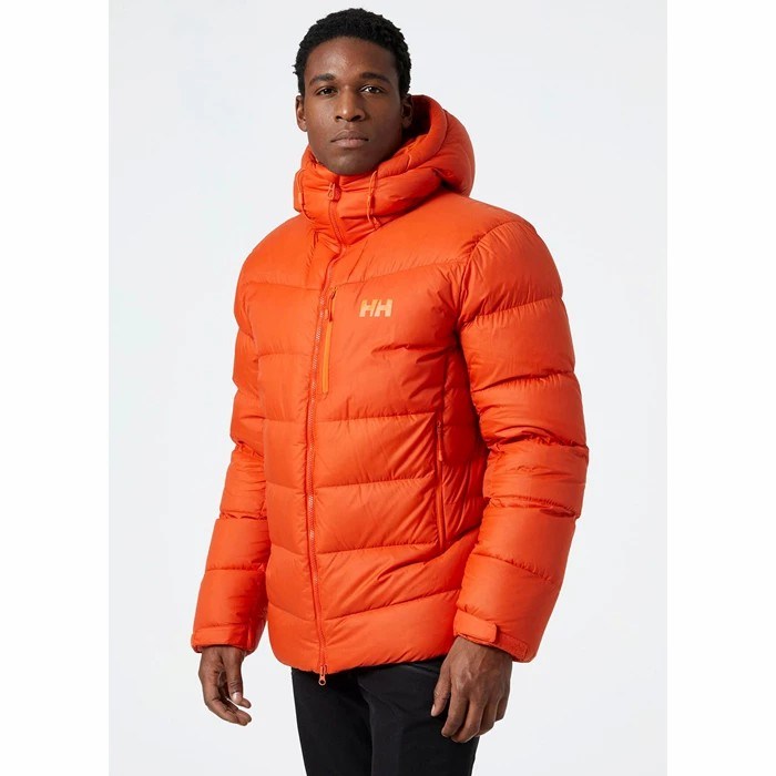 Men's Helly Hansen Verglas Polar Outdoor Jackets Orange / Red | 401-GXTHAE