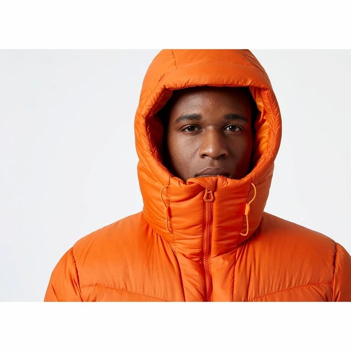 Men's Helly Hansen Verglas Polar Outdoor Jackets Orange / Red | 401-GXTHAE