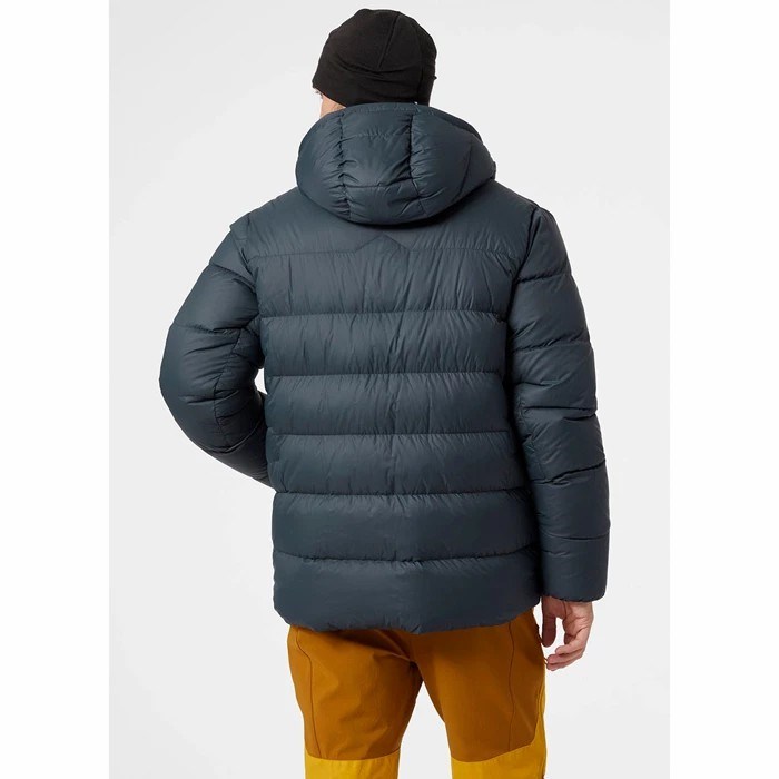 Men's Helly Hansen Verglas Polar Puffer Jackets Grey | 367-EUOFQZ