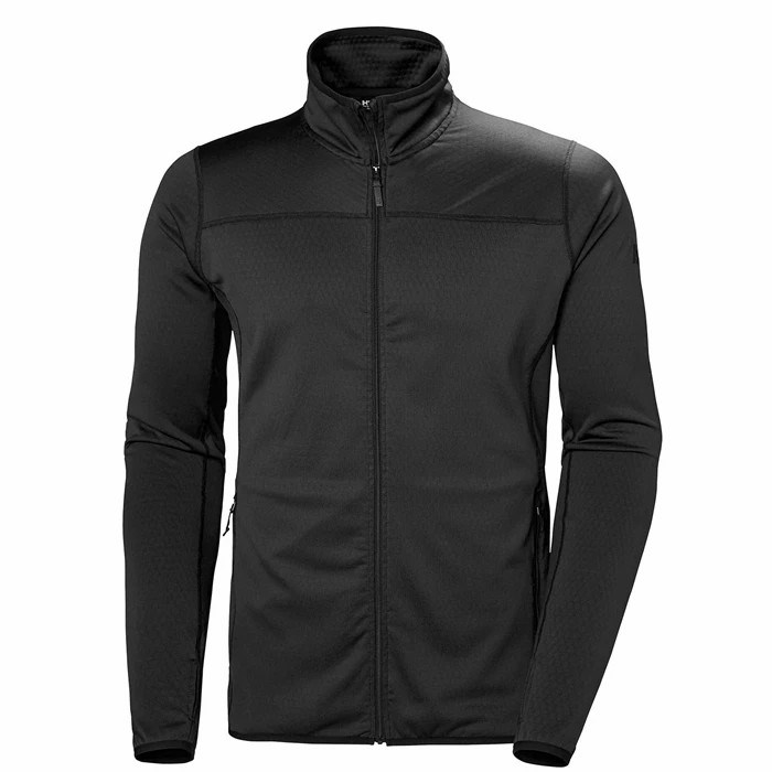 Men\'s Helly Hansen Vertex Midlayer Jackets Black | 526-NYJLGX