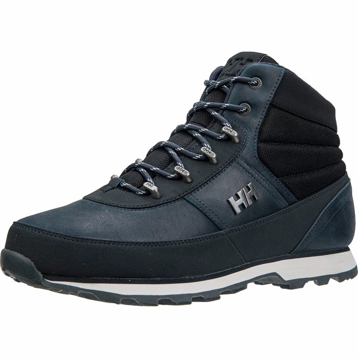 Men's Helly Hansen Woodlands Work Boots Navy | 043-HIYZQN