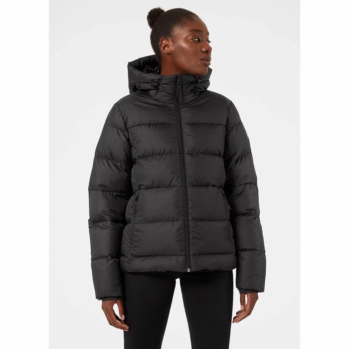 Women's Helly Hansen W Active Puffy Winter Jackets Black | 605-EQXGDW