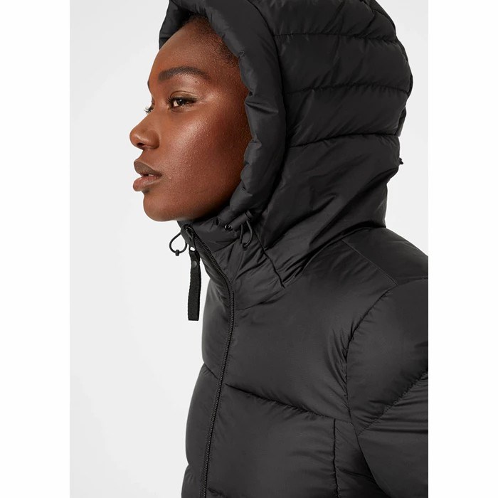 Women's Helly Hansen W Active Puffy Winter Jackets Black | 605-EQXGDW