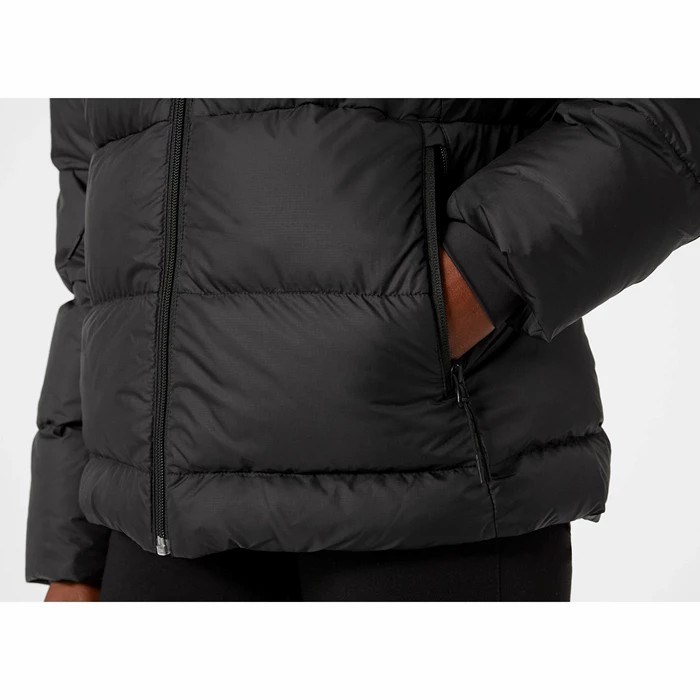 Women's Helly Hansen W Active Puffy Winter Jackets Black | 605-EQXGDW