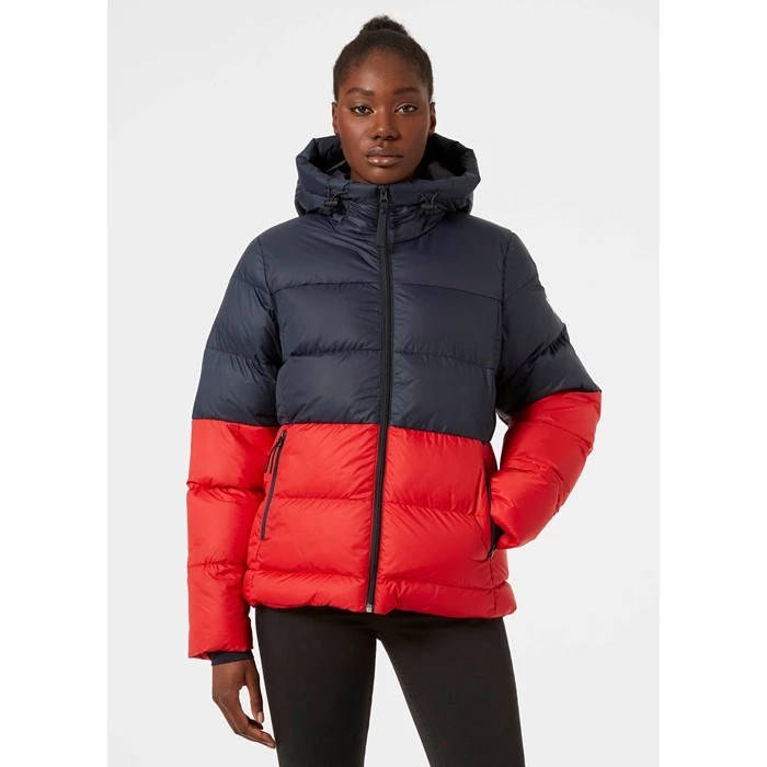 Women's Helly Hansen W Active Puffy Winter Jackets Navy | 976-SKLQWR