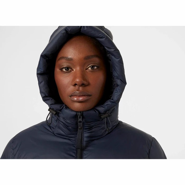 Women's Helly Hansen W Active Puffy Winter Jackets Navy | 976-SKLQWR