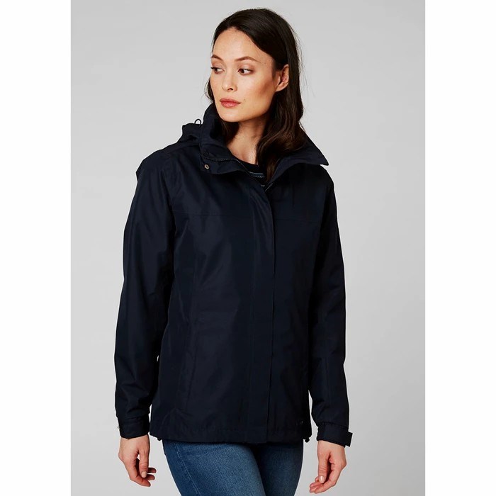 Women's Helly Hansen W Aden Coats Navy | 540-CJQKTO