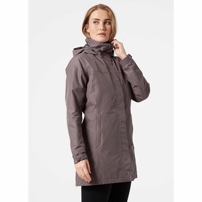 Women's Helly Hansen W Aden Insulated Parka White | 539-IQNAMP