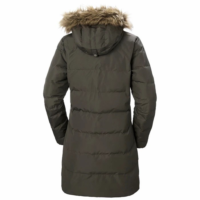 Women's Helly Hansen W Aden Parka Grey | 049-LIMBGR