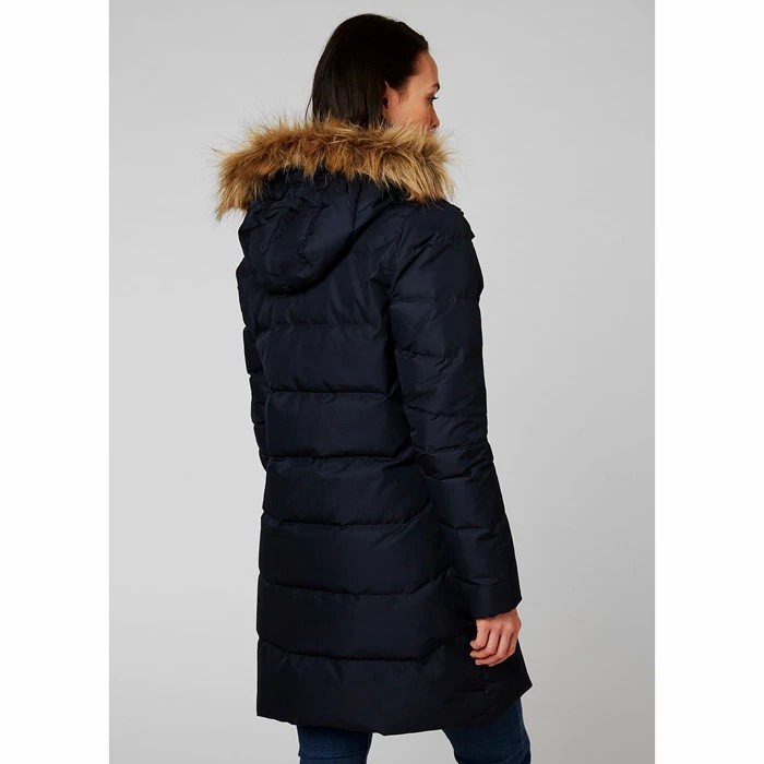 Women's Helly Hansen W Aden Winter Jackets Navy | 093-BFKRTL