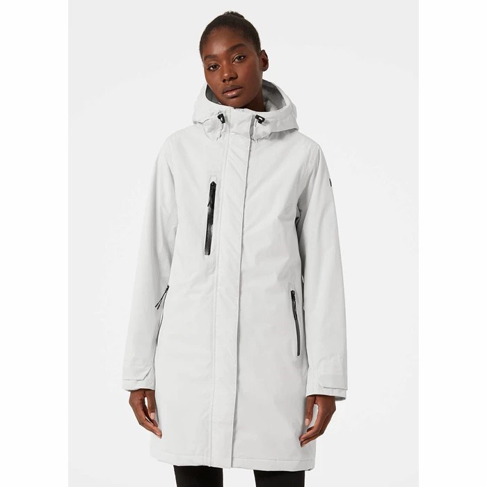 Women's Helly Hansen W Adore Insulated Waterproof Jackets Grey | 907-UWCMBQ