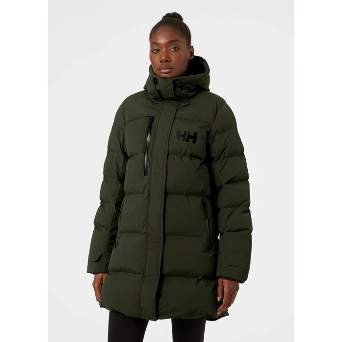 Women's Helly Hansen W Adore Puffy Casual Jackets Grey | 145-ZWMNJV