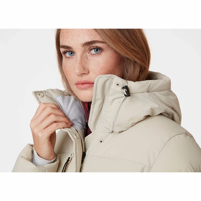 Women's Helly Hansen W Adore Puffy Casual Jackets Grey | 258-GOBMUQ