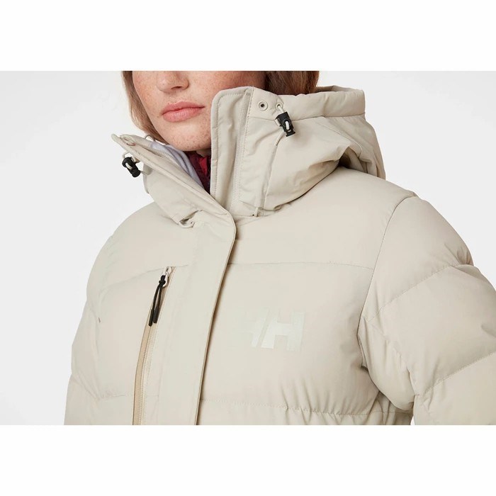 Women's Helly Hansen W Adore Puffy Casual Jackets Grey | 258-GOBMUQ