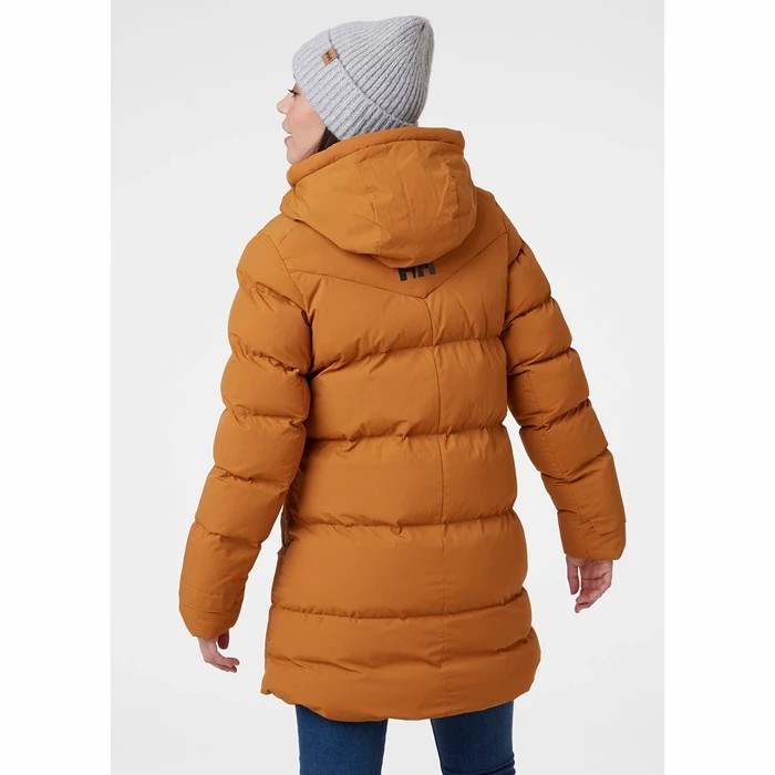 Women's Helly Hansen W Adore Puffy Casual Jackets Brown | 680-QOAXVJ