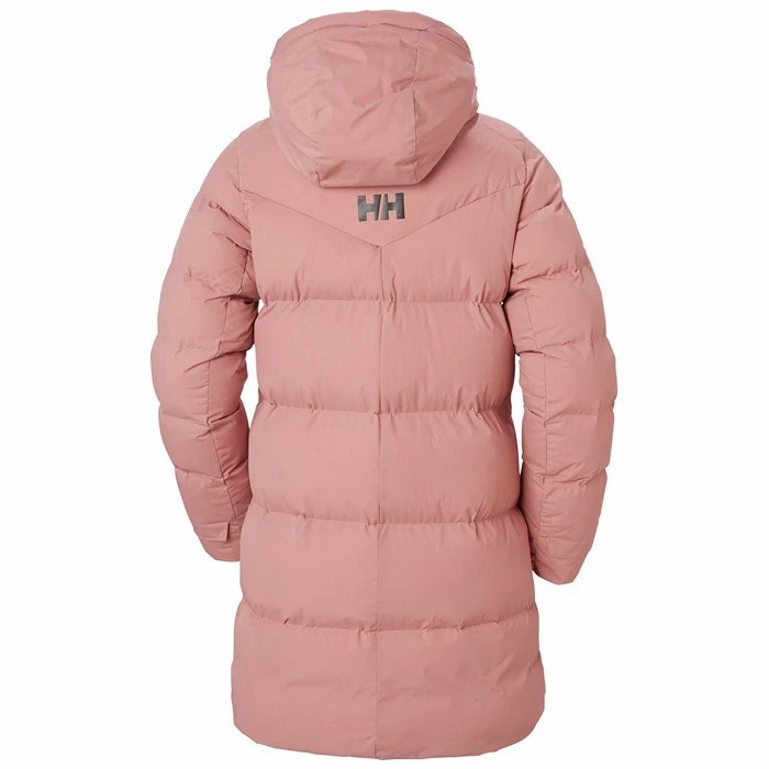 Women's Helly Hansen W Adore Puffy Casual Jackets Grey Rose | 859-DMAKTS