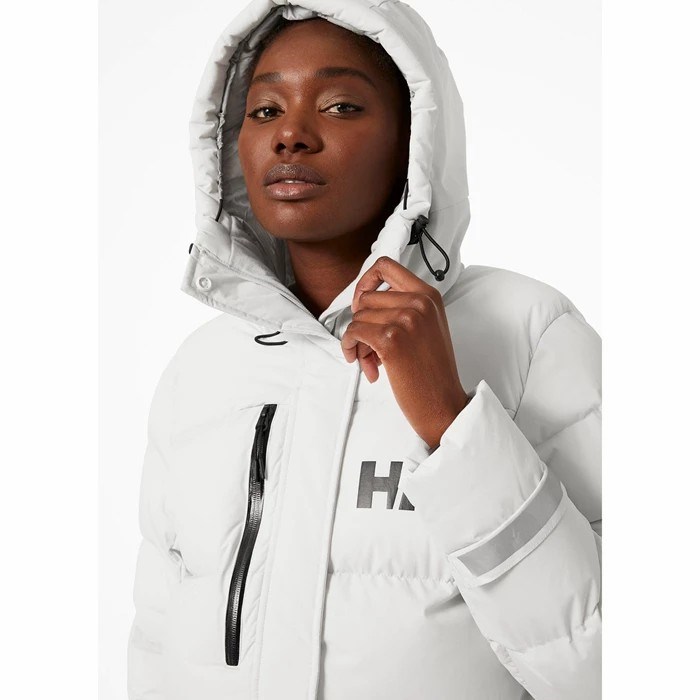 Women's Helly Hansen W Adore Puffy Casual Jackets Grey | 967-BYADOJ