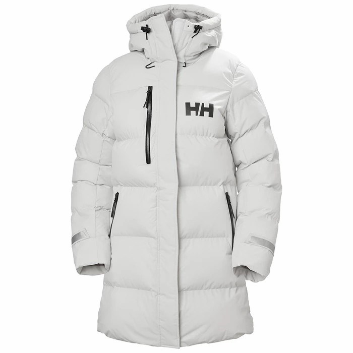 Women\'s Helly Hansen W Adore Puffy Casual Jackets Grey | 967-BYADOJ