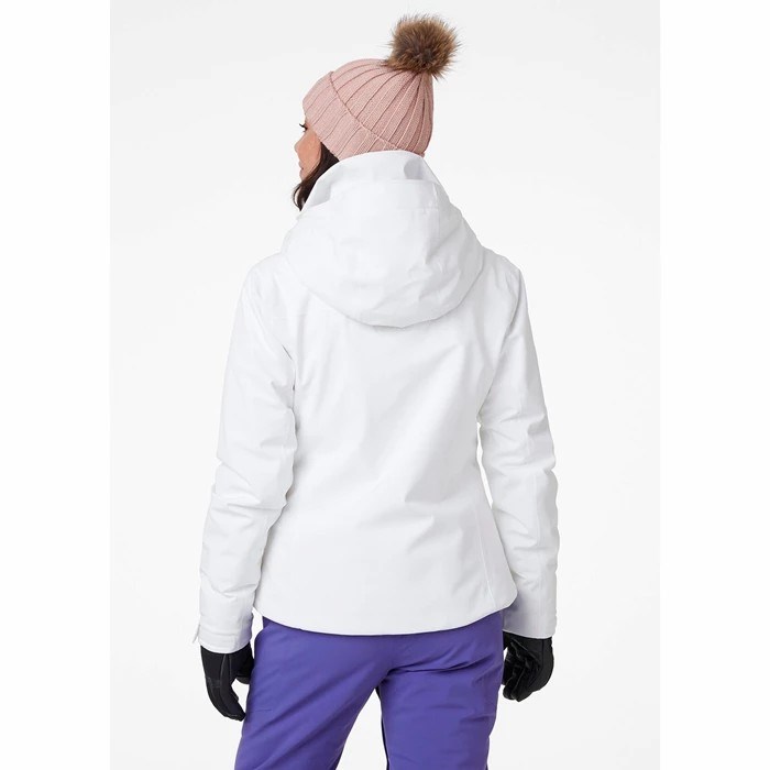 Women's Helly Hansen W Alphelia Lifaloft Insulated Ski Jackets White | 579-ROVQWZ