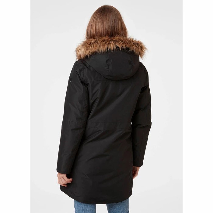 Women's Helly Hansen W Alva 2.0 Parka Black | 906-ILWERN