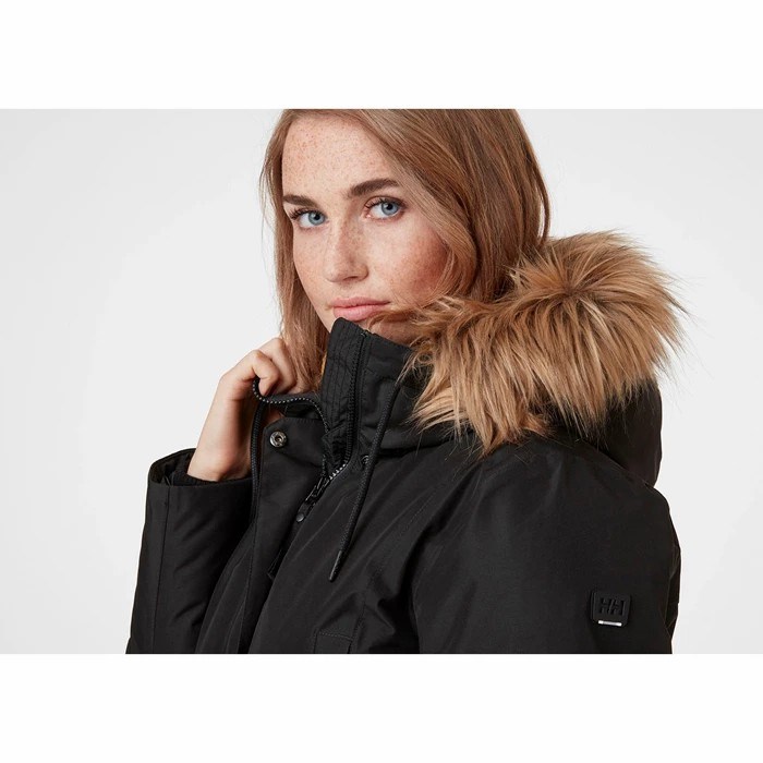 Women's Helly Hansen W Alva 2.0 Parka Black | 906-ILWERN