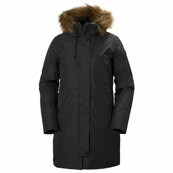 Women\'s Helly Hansen W Alva 2.0 Parka Black | 906-ILWERN