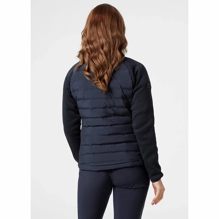 Women's Helly Hansen W Arctic Ocean Hybrid Midlayer Jackets Navy | 289-SBCWTM