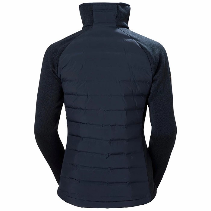 Women's Helly Hansen W Arctic Ocean Hybrid Midlayer Jackets Navy | 289-SBCWTM