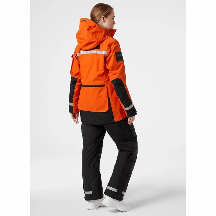 Women's Helly Hansen W Arctic Patrol 3-in-1 Light Winter Jackets Red / Orange | 825-IXLTPO