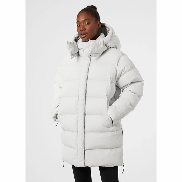 Women's Helly Hansen W Aspire Puffy Parka Grey | 537-JCMSDR