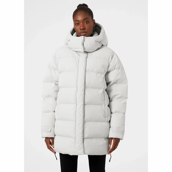 Women's Helly Hansen W Aspire Puffy Parka Grey | 537-JCMSDR