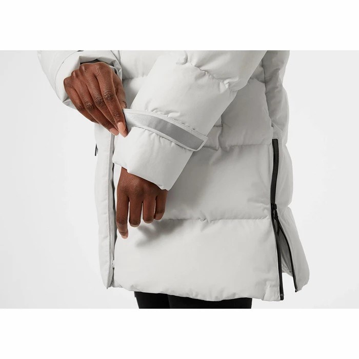 Women's Helly Hansen W Aspire Puffy Parka Grey | 537-JCMSDR