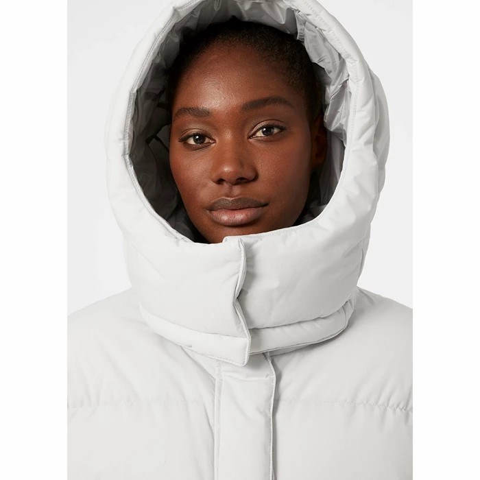 Women's Helly Hansen W Aspire Puffy Parka Grey | 537-JCMSDR