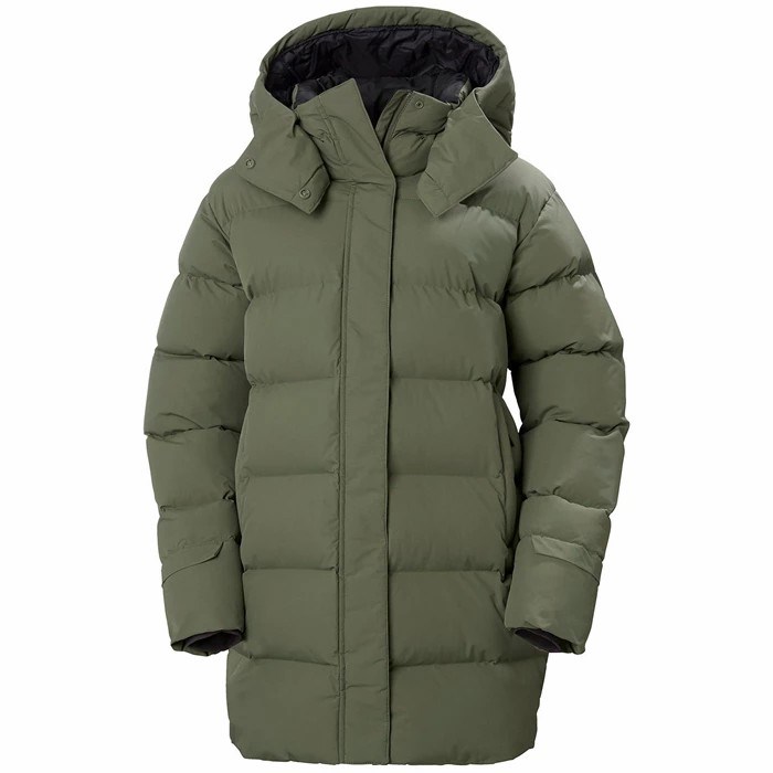 Women\'s Helly Hansen W Aspire Puffy Parka Green | 972-OKMZBW